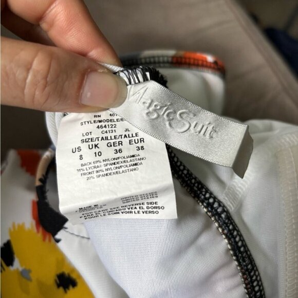 Magicsuit Yasmin One Piece Swimsuit Multicolour Sz 8 - Picture 7 of 7